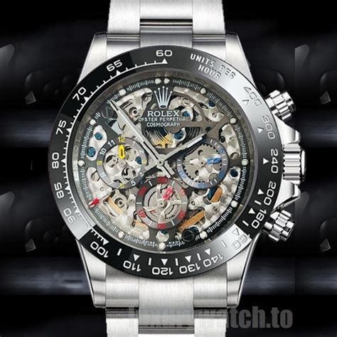 rolex skeleton price|skeleton dial watch price.